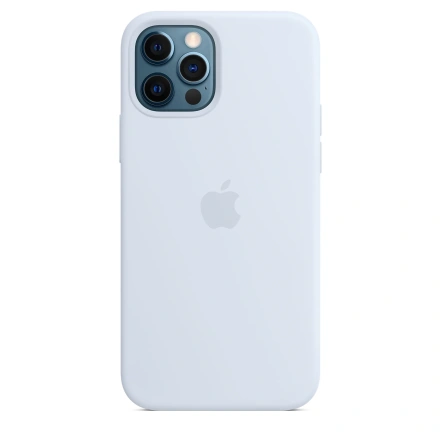 Чехол Apple iPhone 12 | 12 Pro Silicone Case with MagSafe - Cloud Blue (MKTT3)